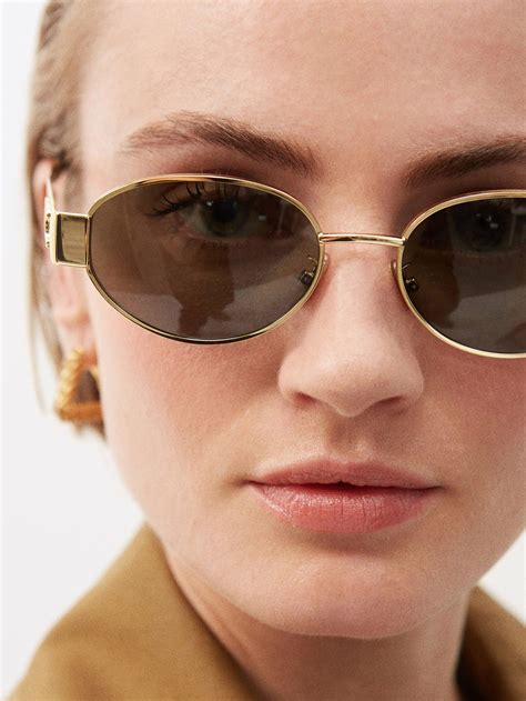 celine metal round sunglasses|Celine sunglasses nordstrom.